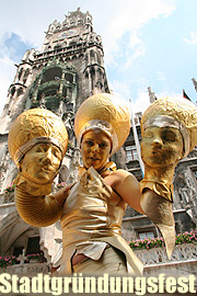 Stadtgründungsfest. München feiert seinen 848. Geburtstag und lädt zwei Tage lang zum internationalen Bürgerfest zwischen Marienplatz und Odeonsplatz (Foto: MartiN Schmitz)